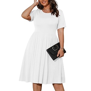POSESHE Womens Plus Size Summer Dress 2026