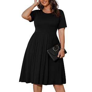 POSESHE Womens Plus Size Summer Dress 2026