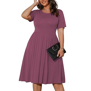 POSESHE Womens Plus Size Summer Dress 2026