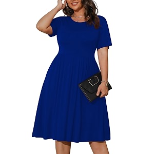 POSESHE Womens Plus Size Summer Dress 2026