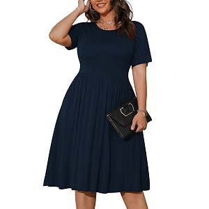 POSESHE Womens Plus Size Summer Dress 2026