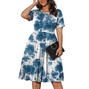 POSESHE Womens Plus Size Summer Dress 2026