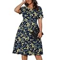 POSESHE Womens Plus Size Summer Dress 2026