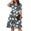 POSESHE Womens Plus Size Summer Dress 2026