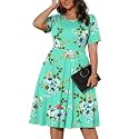 POSESHE Womens Plus Size Summer Dress 2026