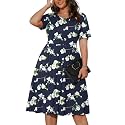 POSESHE Womens Plus Size Summer Dress 2026