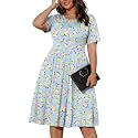POSESHE Womens Plus Size Summer Dress 2026