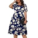 POSESHE Womens Plus Size Summer Dress 2026