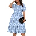 POSESHE Womens Plus Size Summer Dress 2026