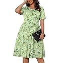 POSESHE Womens Plus Size Summer Dress 2026