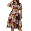 POSESHE Womens Plus Size Summer Dress 2026