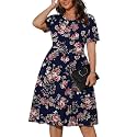 POSESHE Womens Plus Size Summer Dress 2026