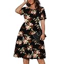POSESHE Womens Plus Size Summer Dress 2026