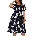 POSESHE Womens Plus Size Summer Dress 2026