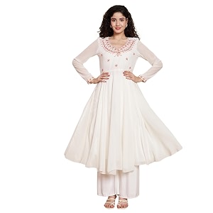 Poshak Hub Women Green Ethnic Motifs Aari