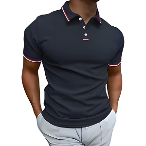 POSHAX Men Polo T Shirt T