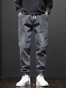POSHAX Regular Men Black Jeans