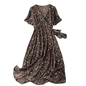 POSHAX Womens Rayon Midi Dress