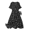 POSHAX Women39s Rayon Midi Dress