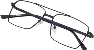 poshh eyewear full rim square anti glare  blue cut computer glass for men  women 55 mm