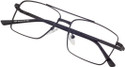 Poshh eyewear Full Rim Square Anti Glare & Blue Cut Computer Glass For Men & Women (55 mm)
