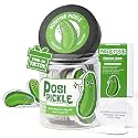 Positive Pickle Cards Jar (POSI PICKLE), 60 Daily Affirmation Cards, Emotional Support Pickle Gift, Read This When Encouragement Jar, Funny Self Care Gift for Women, Teens & Coworkers