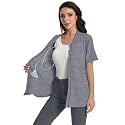 Post Mastectomy Zip Up Shirts with Drain Pockets Surgery Recovery Must Haves Clothing Comfy Short Sleeve Shirts