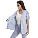 Post Mastectomy Zip Up Shirts with Drain Pockets Surgery Recovery Must Haves Clothing Comfy Short Sleeve Shirts