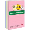 Post-it Sticky Notes, 4x6 in, Sweet Sprinkles | 100% Recycled Material | Clean Removal | Pack of 8