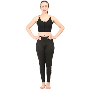 post surgical medical compression bra  moderate compression  cotton fabric  breast augmentation bra  sports bra  surgical recovery supporter  axillary support