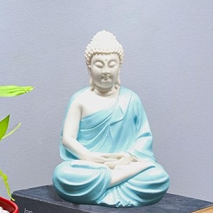 Pots Plants Handcrafted Polymarble Meditation Dhyan