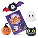 Potaroma Horror Cat Toys 4 Pcs with Catnip Crinkle Sound, Glow in The Dark, Indoor Kitten Exercise Interactive Kicker Toys 4.0" for All Breeds