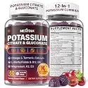 Potassium Citrate & Potassium Gluconate Supplement,1200mg Potassium Gummies