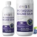 Potassium Magnesium Supplement Liquid,High Absorption,Sugar Free,16 Fl oz