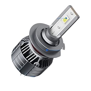 potauto bullet aerodynamic led car headlights - h8 64w 6000k a brighter cooler and more efficient upgrade for your car39s lighting set of 2 g574