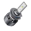 Potauto Bullet Aerodynamic LED Car Headlights - H27 64W, 6000K A Brighter, Cooler, and More Efficient Upgrade for Your Car's Lighting SET OF 2 G578