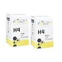 Potauto H4 Standard Halogen Headlight Bulb for Car &amp; Motorbikes with 12V 130/100W, P43T | Pack of 2