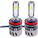 Potauto H7 Headlight Bulb with X1 LEDynamic Super Bright Ultrawhite Light- Set of 2