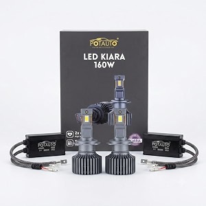 potauto kiara led headlight h7 160w 6000k white light g503