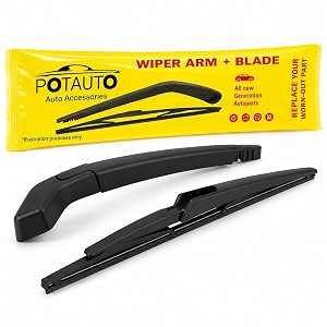 potauto rear wiper blade arm perfect fit for bmw x1 new model  14 inch  premium performance  m473