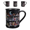 Potiera 16 oz Ceramic Large Book Mug, Unique Gifts for Book Lovers Women