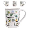 Potiera 16 oz Large Plants Coffee Mug, Birthday Gardening Gifts for Women