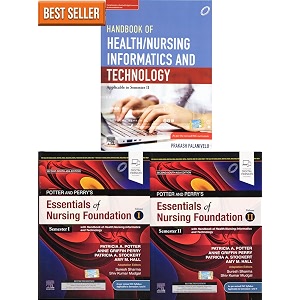 potter and perry39s essentials of nursing foundation - for semester 1 and 2  handbook - combo set of 3 books original books with hologram amp unique  access - 2nded 2026 reprint for 2027 exams