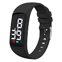 8 Alarm Silent Vibrating Alarm Watch Waterproof Medical Reminder Watch - with Timer and 8 Daily Alarms
