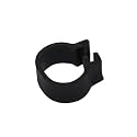 Poultry Leg Bands for Birds, 200pcs, Inner Diameter 8mm, Foot Clip Rings for Pigeon Chicks Duck Parrot Identification Supplies(Black)