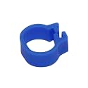 Poultry Leg Bands for Birds, 200pcs, Inner Diameter 8mm, Foot Clip Rings for Pigeon Chicks Duck Parrot Identification Supplies(Dark Blue)