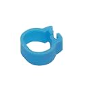 Poultry Leg Bands for Birds, 200pcs, Inner Diameter 8mm, Foot Clip Rings for Pigeon Chicks Duck Parrot Identification Supplies(Light Blue)