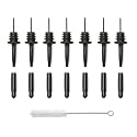 Pour Spouts for Liquor Bottles Speed Pour Pourers with Dust Cap 7+7