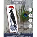 Povitrulya Rainy Day Counted Cross Stitch Bookmark Kit - DIY Embroidery Set