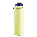 POWCAN 24 oz Insulated Stainless Steel Water Bottle: 2-in-1 Push-Button Spout &amp; Quick-Flip Straw, Leakproof, Cold 24Hrs, Lockable, Fits Car Cup Holder, Ideal for Travel, Sports, Gift (Infinity Beam)